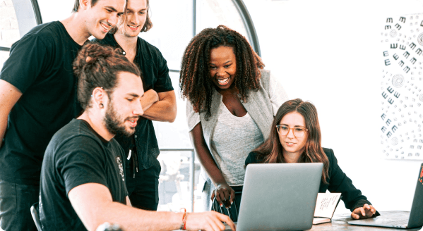 Team working together